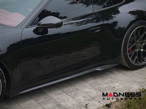 Porsche 911 992 Side Skirts - Carbon Fiber - Sport Design